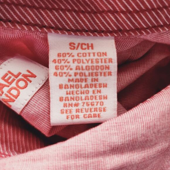 Michael Brandon Snap Down Tab roll long sleeve western rodeo shirt Size small - Picture 8 of 8